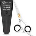 Ruvanti Hair Cutting Scissors - Professional Barber Premium Shears For Salon And Home Use, Sharp & Durbale Stainless Steel Blades for essential hair care & grooming, Comfortable Grip Handles