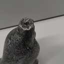 Comfify Yoga Cat Decorative Paper Towel Holder or Toilet Paper Holder - Adorable Downward Dog Pose Kitty- Cast Iron Paper Towel Stand - Antiqued Cast Iron White Color - 18.5" - Silver with Black