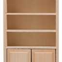 Toyvian Mini Wooden Drawer Cabinet, 1: 12 Dollhouse Decoration Bookshelf with Wood Drawer Tiny Bookcase TV Cabinet Model Storage Shelves Dollhouse Furniture Accessories