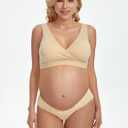 Angelhood Cotton Maternity Underwear Under Bump, Healthy Pregnancy Panties Postpartum Underwear 8 Pack with Laundry Bag (XXL)