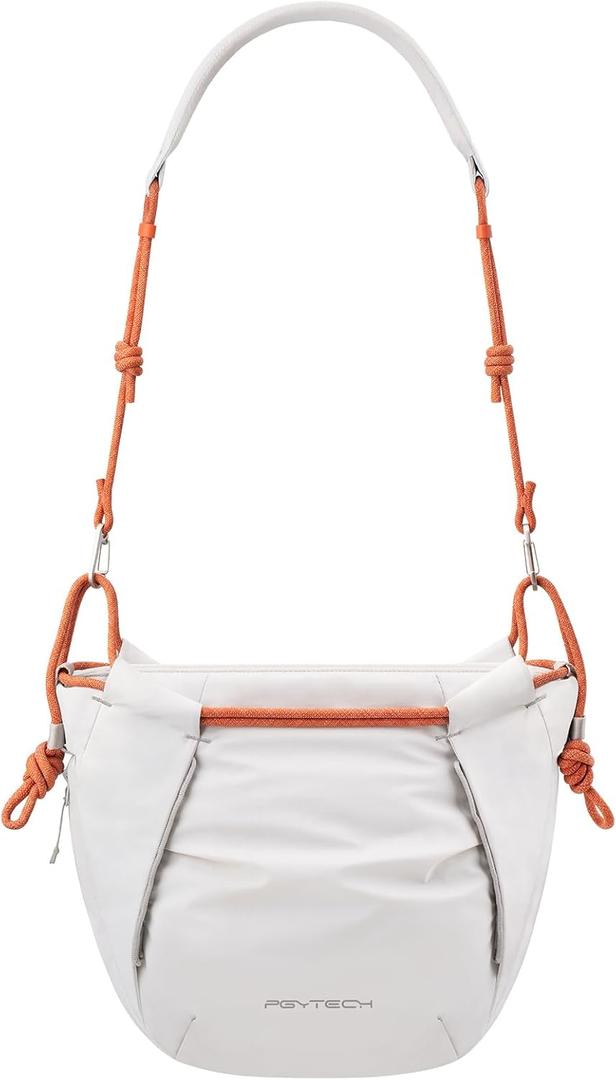 PGYTECH OneGo Rope Strap Camera Bag – Multifunctional Shoulder Bag for Urban Photographers. Compact Camera Bag Compatible with Sony/ Canon/ Nikon/ Mirrorless Cameras, Mist