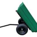Tow Barrow Dumping Lawn and Garden Utility Trailer, 6.5 Cubic Foot