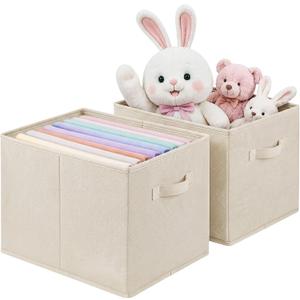 ShellKingdom Storage Bins, Foldable Fabric Storage Cube, 13X15X13 INCH