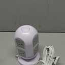 Tower Power Strip Surge Protector 10 Ft, TESSAN Flat Plug Extension Cord with Multiple Outlets, 8 AC Outlets, 4 USB Ports, 1 Builtin USB Cable, Desk Charging Station for Home Dorm Office