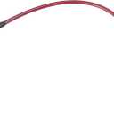 Motoforti Universal 50cm 19.69" Motorcycle Brake Clutch Oil Hose Line Pipe Hydraulic Reinforced Stainless Steel Braided Red (20 Inch)
