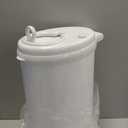 Ubbi Steel Diaper Pail, Odor Locking, No Special Bag Required, Award-Winning, Registry Must-Have, White