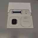 Apple Watch Ultra 3 [GPS + Cellular 49mm] Running & Multisport Smartwatch w/Rugged Titanium Case w/Anchor Blue Ocean Band. Satellite Communications, Advanced Health & Fitness Tracking (One Size)