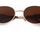 livho 2025 Trendy Oval Sunglasses - Stylish Polarized Shades for Everyday - Retro Metal Frames