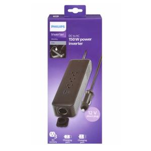 PHILIPS Inverter DC to AC 150 W Power Inverter 12 V Direct Plug