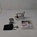 Magicfly Mini Sewing Machine for Beginner, Dual Speed Portable Machine with Extension Table, Light, Sewing Kit for Household, Travel (White)