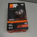 K&N RU-3550 Universal Clamp-On Air Filter: Round Tapered; 3.5 in (89 mm) Flange ID; 5.5 in (140 mm) Height; 4.625 in (117 mm) Base; 3.5 in (89 mm) Top