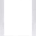 Frame 15x21 White 1.25 Inch Flat, Wood Composite MDF Wall Decor Picture & Poster Frame