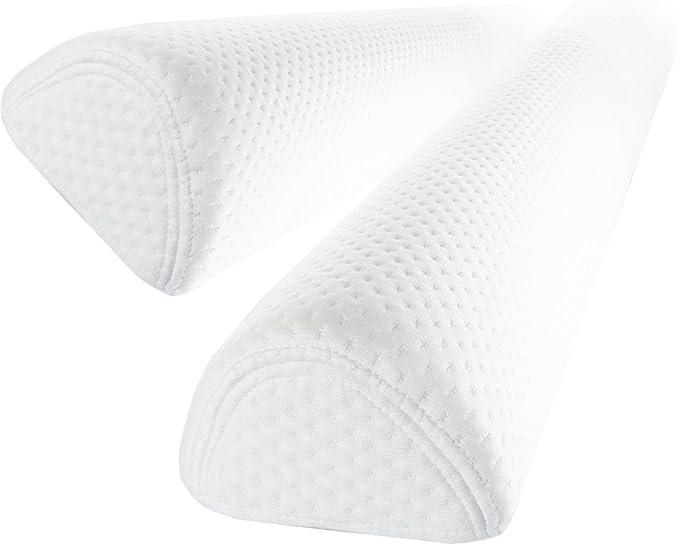 Toddler Bed Bumper, Foam Bed Rail for Toddlers, Bed Rail Bumper for Twin, Full, Queen and King Beds with Washable Cover 2-Pack