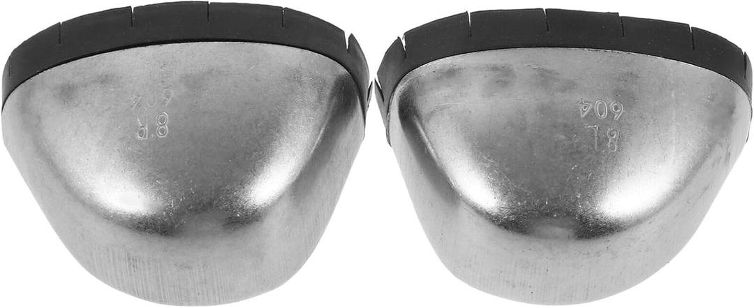 Mobestech Steel Toe Guard Metatarsal Guards Foot Guard Toe Cap Safety Shoe Covers Universal Overshoes Workplace Cover Safety Footwear Toe Work Shoes Protector Attachment for Industry Silver