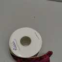 Ribbli Burgundy Velvet Wired Ribbon 2.5 Inch Metallic Burgundy Red Gold Crushed Velvet Christmas Ribbon for Gift Wrapping Christmas Tree Decoration Crafts Wreaths Supplies-Continuous 10 Yards