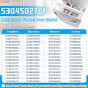 UPGRADED 5304502761 Freezer Door Gasket Compatible with Frigidaire Freezer Door Gasket FGHB2844LF6 LGHB2869TF3 241778308 5304537408 Refrigerator Freezer Door Seal For Kenmore Freezer Door Gasket