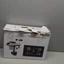 WiFi Weather Station Wireless Indoor Outdoor, Thermometer with Rain Gauge and Wind Speed/Direction, Large Display for Weather Forecast, Temperature, Humidity, Clock, Alarm, UV, Air Pressure, Black