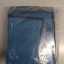 Hearth & Harbor Wrapping Paper Storage Container - Christmas Storage Bag with Ribbon Dispenser and Interior Pockets - Gift Wrap Organizer Fits Up to 26 Rolls of 40" Length, Blue (Large)