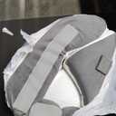 3PCS Bed Wedge Pillow for Headboard, Adjustable Wedge Pillow for Sleep Apnea, 23 Wide Triangle Pillow Wedge Set for After Surgery, Acid Reflux Relief, Snoring, Neck&Back Support, White/Grey