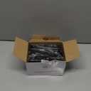 Bed Risers with Adjustable Screw Clamp, Fits Furniture Frame from 0 to 1.5 Inch, Furniture Risers 2 Inch Heavy Duty Risers for Square Round Straight Furniture Legs Support up to 5000Ibs (4Pack, Black)