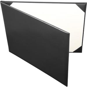 MyGradDay Diploma Cover Diploma Holder Graduation Certificate Cover Smooth 8.5x11 Black