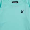 Hurley Boys Long Sleeve UPF 50+ Rash Guard Swim Shirt (Blue, XL)