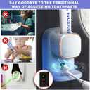 Automatic Toothpaste Dispenser,Wall Mounted Electric Toothpaste Dispenser for Kids and Adults,Toothpaste Dispenser for Bathroom (White