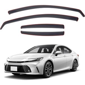 in-Channel Rain Guards for Toyota Camry 2025 2026 Side Windows Visors Vent Deflectors Shades 4Pcs LE SE XLE XSE