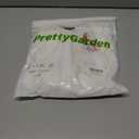 PRETTYGARDEN Lace Long Sleeve Shirts Casual Button Down Going Out Tops Hollow Out Eyelet Blouses 2026 Spring Fashion Clothing(White,Medium) (White, M)