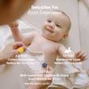 Ouch Baby 3-in-1 Swaddle Wrap for Newborn (0-3 Months) | All-Season Adjustable Velcro Baby Swaddle with Removable Fleece & Cotton Layers | Keeps Baby Cozy & Calm