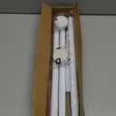 Tension Curtain Rod 30 To 63 Inch White Tension Rods Adjustable Spring Loaded Curtain Rods 7/8" Curtains Rods No Drilling Tension Rods For Windows Bedroom Closet Doorway Door