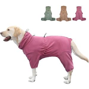 Pet Pajamas for Large Dogs,Extra Large Stretch, Suitable for Adult Dogs, Medium-Sized Dogs, Large Dogs Jumpsuit Four-Legged Dog Clothes, Surgical Recovery Dog Clothing. (Red Color, 5XL)