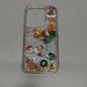 Glitter Christmas Case for iPhone 16 Pro Max,Cute Merry Christmas Liquid Flowing Moving Xmas Santa Tree Snowman Pattern Bling Sparkle Women Girls Phone Case for iPhone 16 Pro Max 6.9" (Clear)