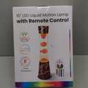 15.5-inch Liquid Motion LED Lamp,Color Changing Galaxy Lamp, Smart Timed Ambient Light with Remote Control, Dynamic Shadow Sleep Aid Lights, Christmas & Birthday Gift