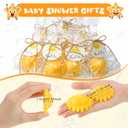 Demissle 20 Pcs Sunflower Soap Here Comes the Son Baby Shower Favors Mini Sun Soap Party Favors Handmade Gifts with Thank You Card for Guest Wedding Baby Shower Birthday Party (Yellow)