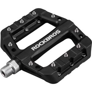 ROCKBROS MTB Pedals Mountain Bike Pedals Lightweight Nylon Fiber Bicycle Platform Pedals for BMX MTB 9/16"