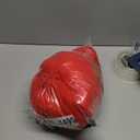 Winter Cape for Women Warm Red Cloak with Hood Wool Blend Poncho Cape Jacket (One Size)