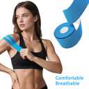 Kinesiology Tape for Knees PrecutKnee Tape for Knee Pain Relief Pre CutAthletic Tape Elastic Waterproof Sports Tape for Muscle Pain Relief(3 Rolls)