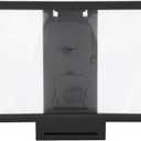 Mobile Phone Screen Magnifier, Portable 1.5 Times Video HD Magnifier Bracket Enlarge Screen with Speaker (Black)