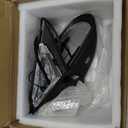 W205 Side Mirror for 2015-2021 Mercedes Benz C Class C180 C260 C300,Mercedes Passenger Side Door Mirror with Electrical Folding/Blind Spot/Heated/LED Turning Signal Light/Memory/Puddle Lights Black