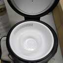 Hamilton Beach Digital Programmable Rice Cooker & Food Steamer, 8 Cups Cooked (4 Uncooked), With Steam & Rinse Basket, Stainless Steel (37518)