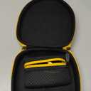 Case Compatible with DEWALT Neckband Headphones and 2-in-1 Neckband Headphones w/Built-in Speakers (Black with Yellow Zip)