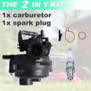799584 594058 Carburetor for 550EX, 625EX, 675EX, 725EXI 163cc, for Husqvarna LC121P 725EXI 625EX TroyBilt TB110 TB200 lawn mower, Carburetor Replacement for 592361, 594057, 594529
