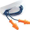 Howard Leight by Honeywell SmartFit Heat-Activated Corded Reusable Earplugs, 100-Pairs (SMF-30), Orange
