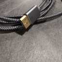 WARRKY 4K DisplayPort to HDMI Cable [UHD, Metal Case, Nylon Cable] 6FT Unidirectional Display Port 1.2 Source to HDMI 1.4 Screen, DP to HDMI Compatible for Computer, NVIDIA, AMD, Dell, Lenovo, Monitor