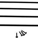 GS Power 12 inch Bar Grille for Subwoofer & Speaker in Chrome Silver or Matte Black Finish (1 pc) in 8 & 10”