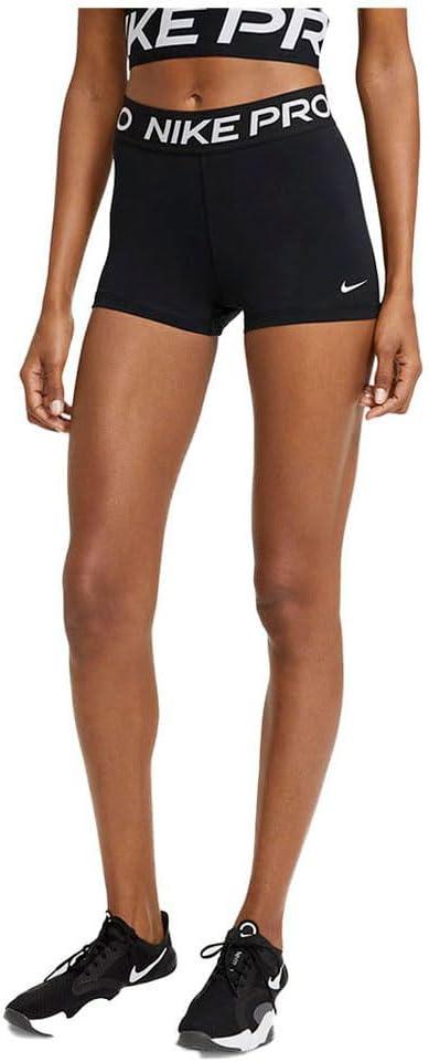 Nike Womens Pro 365 3 inch Compression Shorts (Medium, Black/(White))