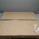 Large Wall Clock Living Room Decor 23" Modern Wall Clock with Swing Pendulum Metal Non-Ticking Silent Decorative Wall Clocks for Home Decor Office Dining Room Bedroom (Black)