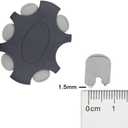 Hearing Aid Wax Guard Filters (1.5mm) for Oticon ProWax - 3 Pack/18 Filters Cerumen Stop Hearing aid Wax Guard Filters Cleaning Tool