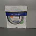 (2m - 2Pack) SC/APC to SC/APC Fiber Optic Internet Cable, Armored Single Mode Patch Cable, Fiber Optic Jumper Optical Patch Cord - SIMPLEX - 9/125um - OS1/OS2 Compatible, LSZH Black